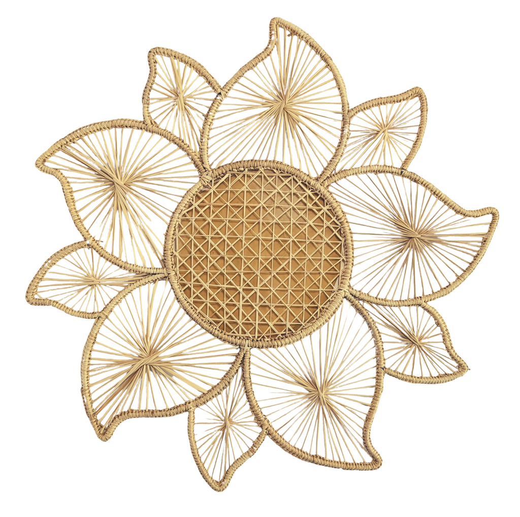 Bloom Handwoven Iraca Placemat