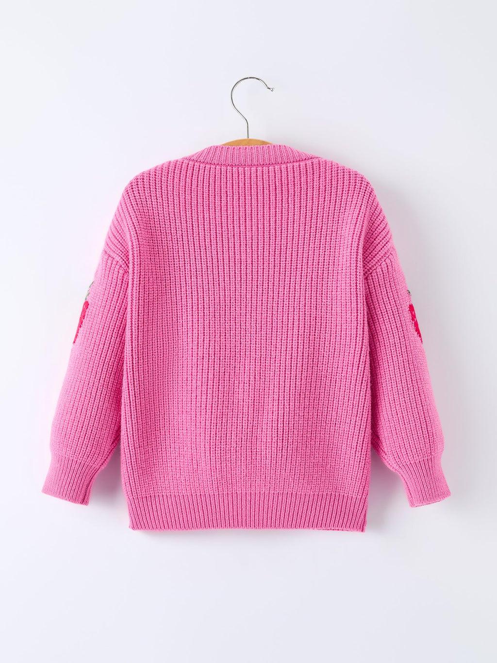 Girls Strawberry Cardigan Sweater - Cozy Layering Piece