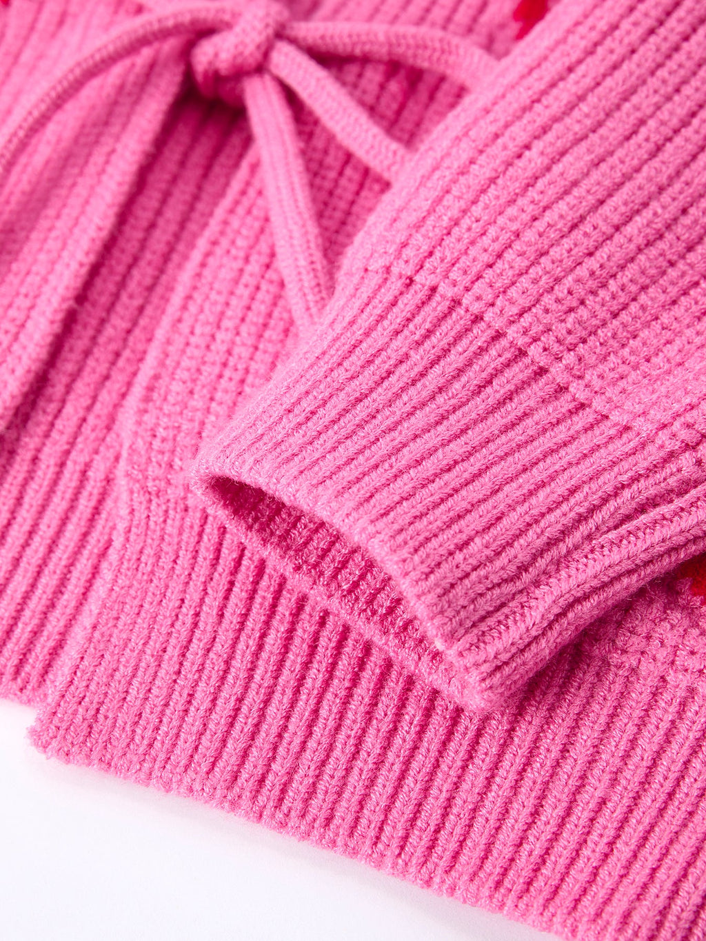 Girls Strawberry Cardigan Sweater - Cozy Layering Piece