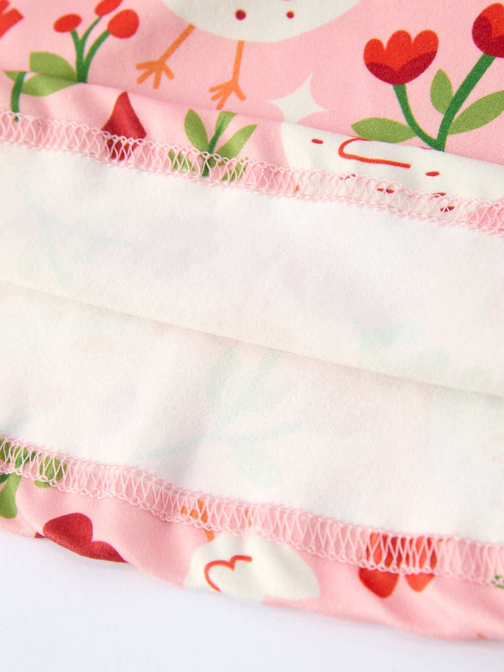 Girls Spring Chicken & Floral Farm Print Dress - Easter Dress