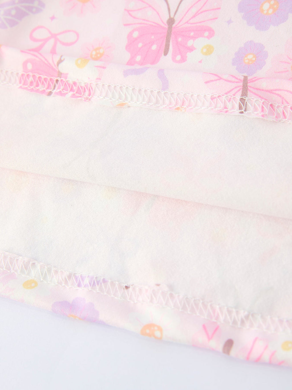 Baby Girls Butterfly Embroidered Smocked Dress with Bow