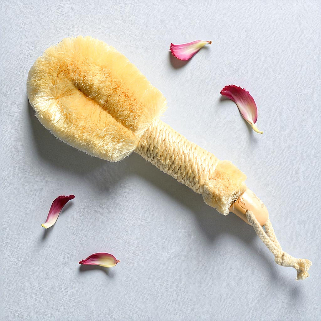 Natural Sisal Dry Brush - Exfoliating Body Brush
