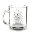 Wildflower Glass Mug, 10oz