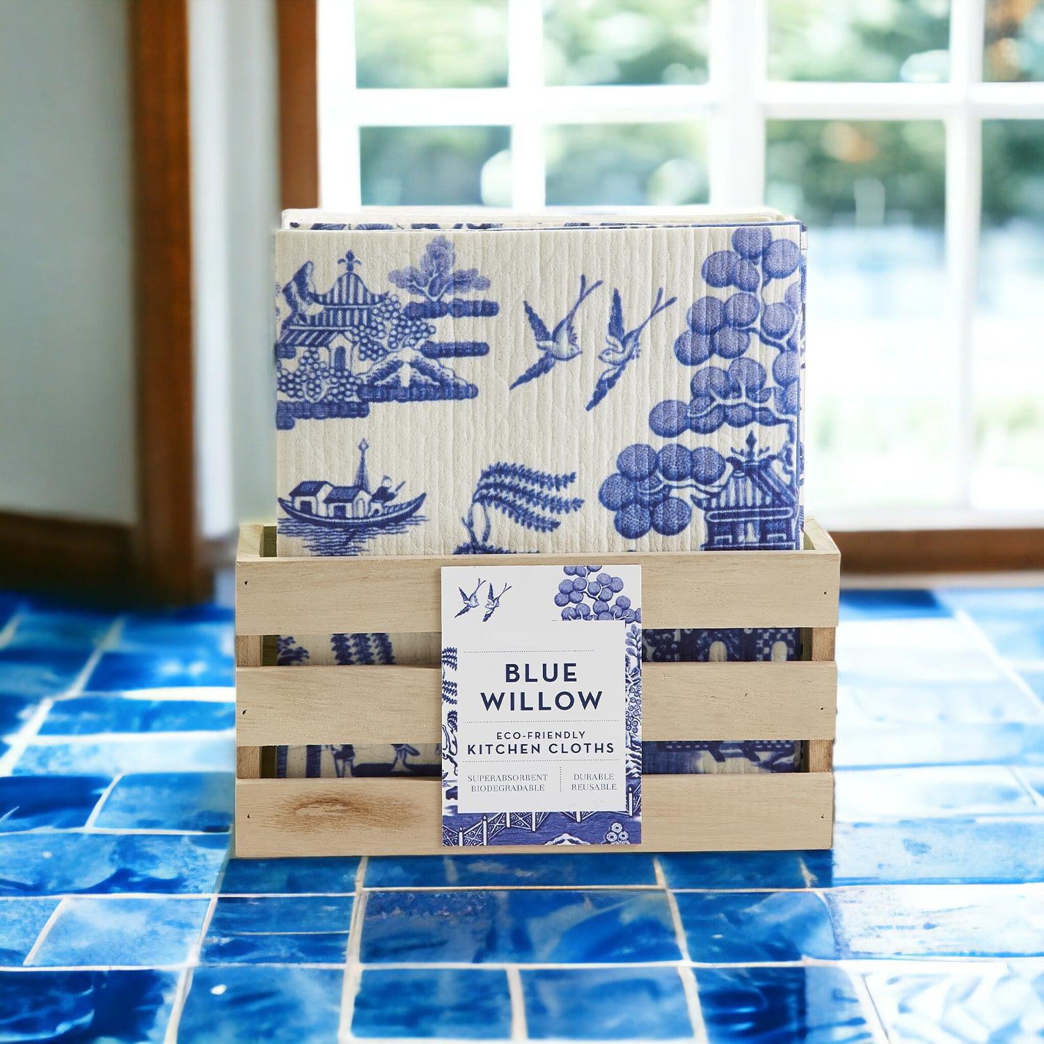 Chinoiserie Eco Cloth - Biodegradable Swedish Dishcloth