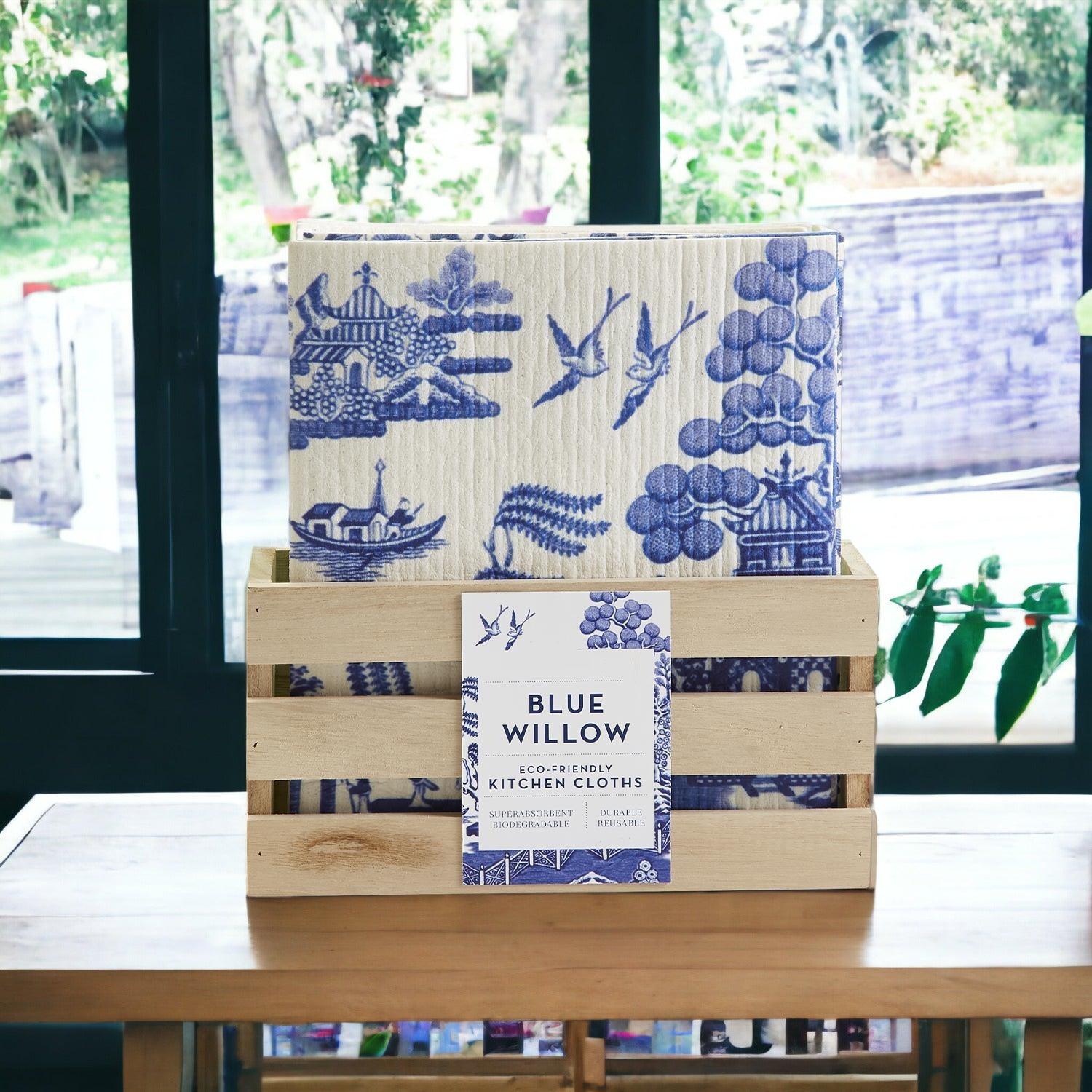 Chinoiserie Eco Cloth - Biodegradable Swedish Dishcloth