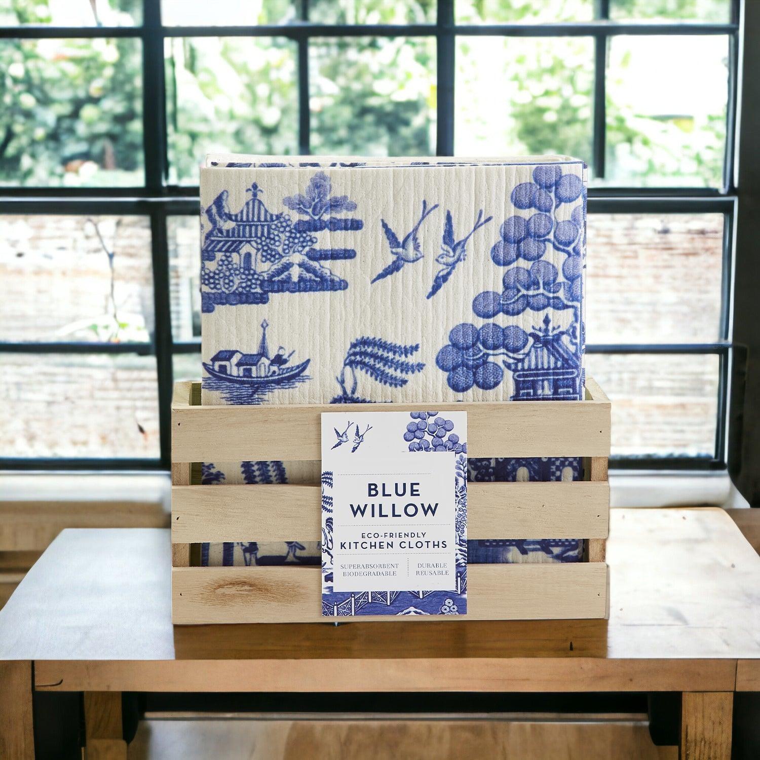 Chinoiserie Eco Cloth - Biodegradable Swedish Dishcloth