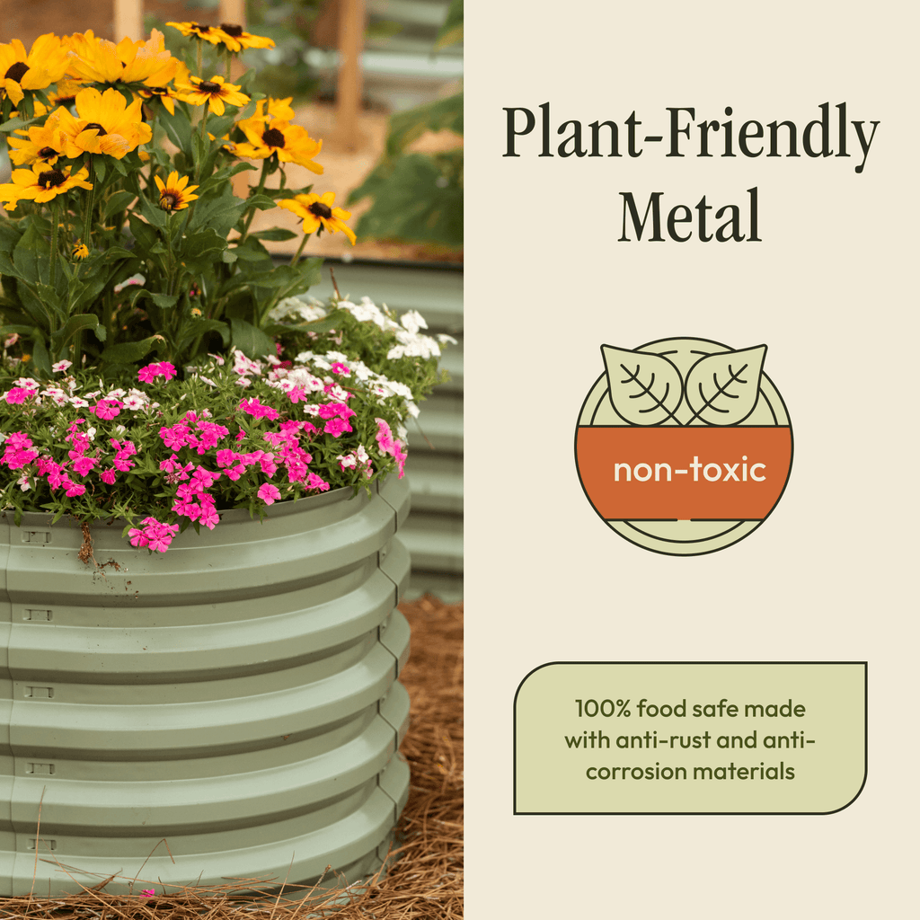 Gro-Rite Premium Raised Garden Bed - 17" Tall No Tools Needed