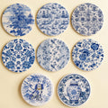 Chinoiserie Ceramic Coasters - Blue & White Designs