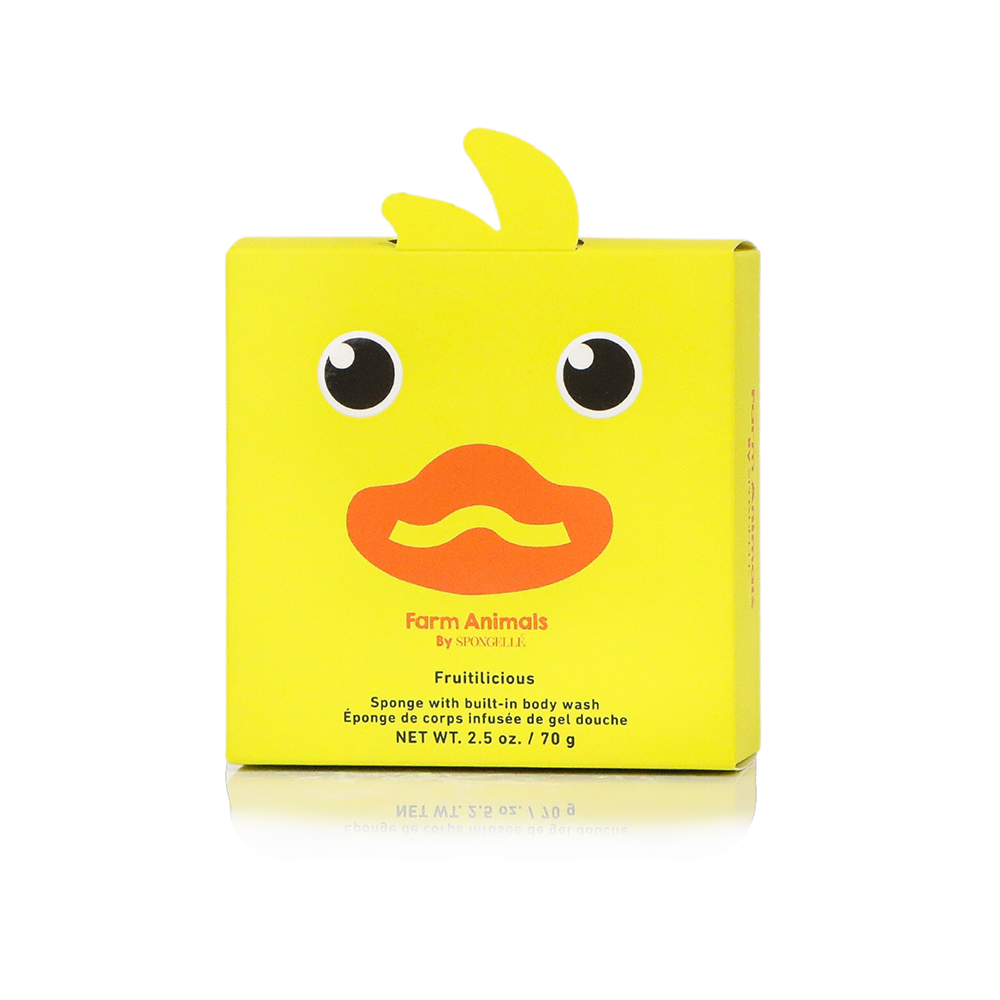 Danny Duck Body Wash Infused Buffer | Farm Animals Collection