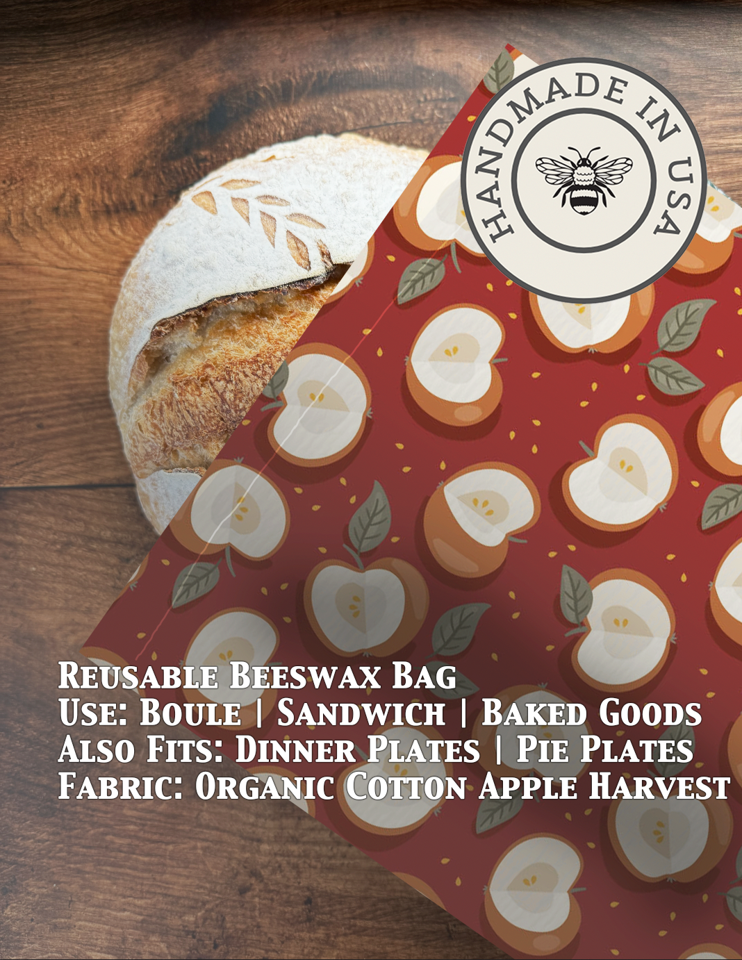 Bread Bag | Beeswaxed-Multiple Patterns