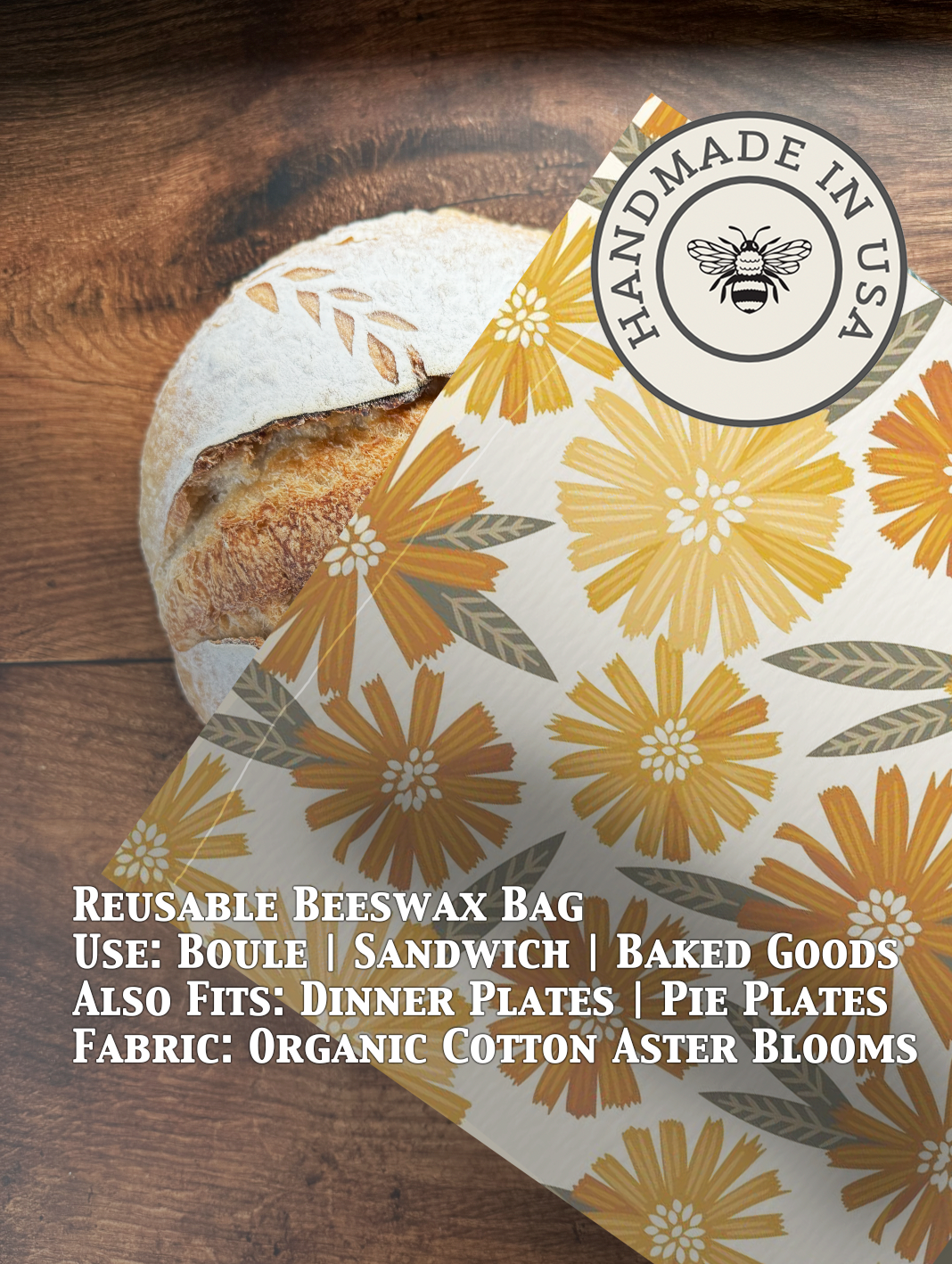 Bread Bag | Beeswaxed-Multiple Patterns