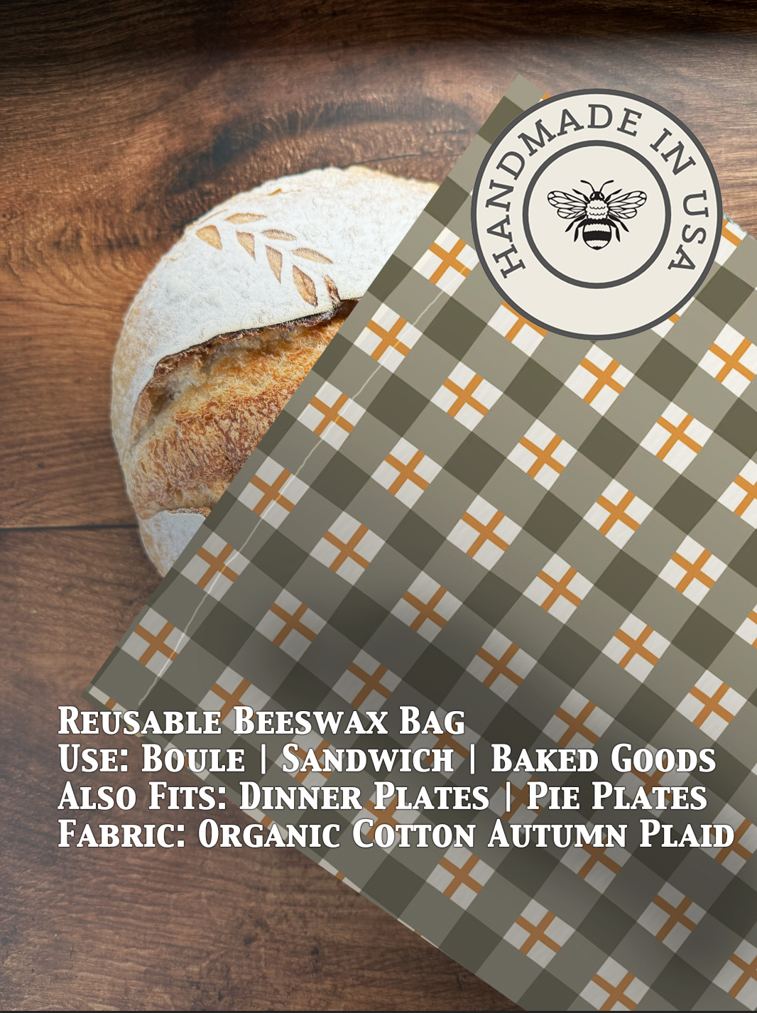 Bread Bag | Beeswaxed-Multiple Patterns