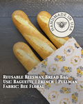 Baguette | Beeswaxed Bag-Multiple Patterns