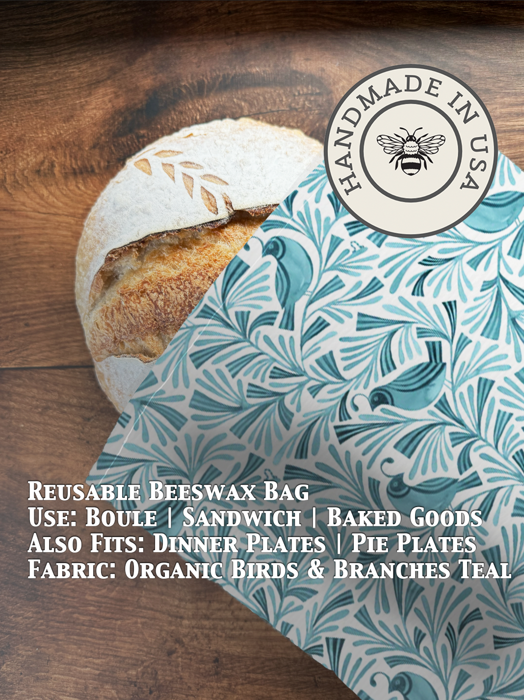 Bread Bag | Beeswaxed-Multiple Patterns