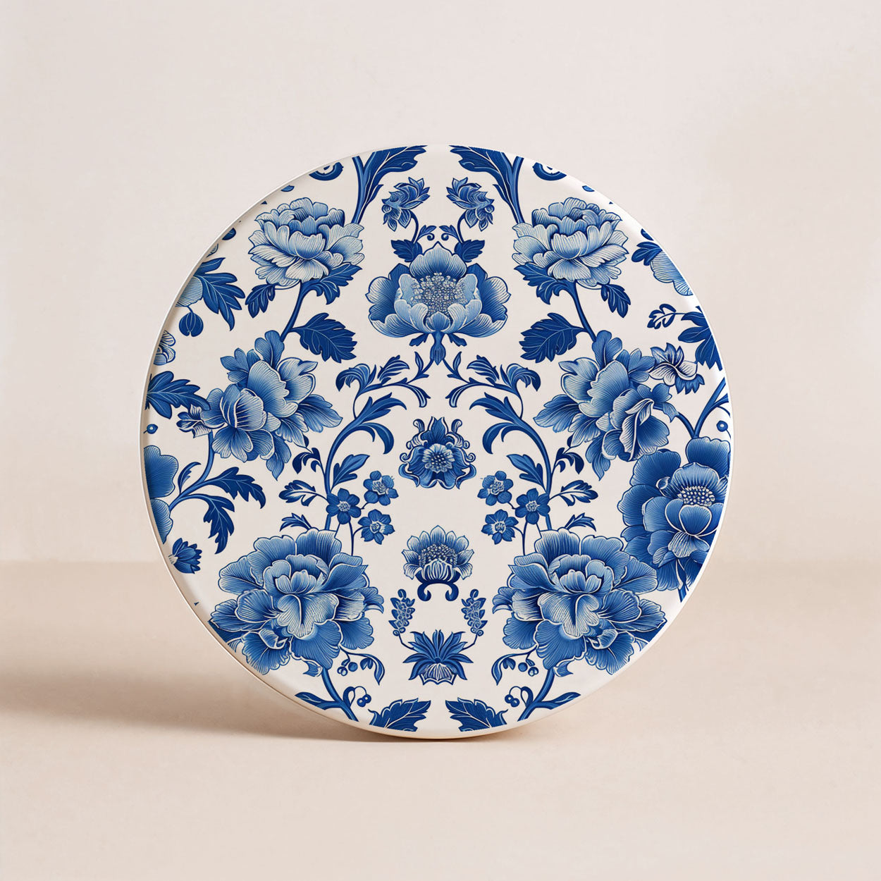 Chinoiserie Ceramic Coasters - Blue & White Designs