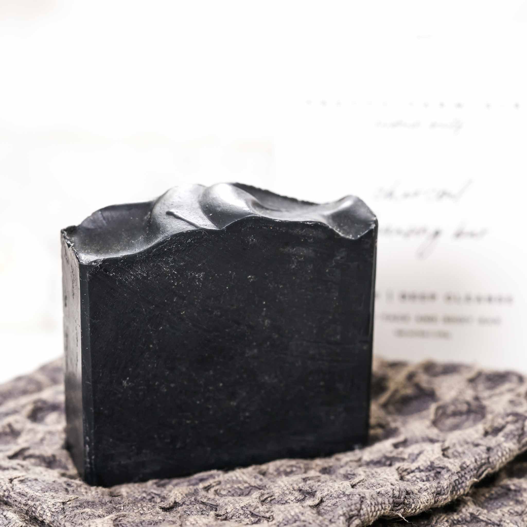 Clarifying Charcoal Bar - Detoxifying Goat Milk & Tallow Soap with Tea Tree