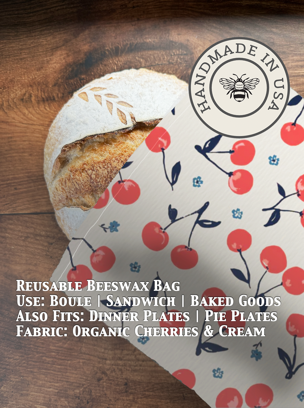 Bread Bag | Beeswaxed-Multiple Patterns