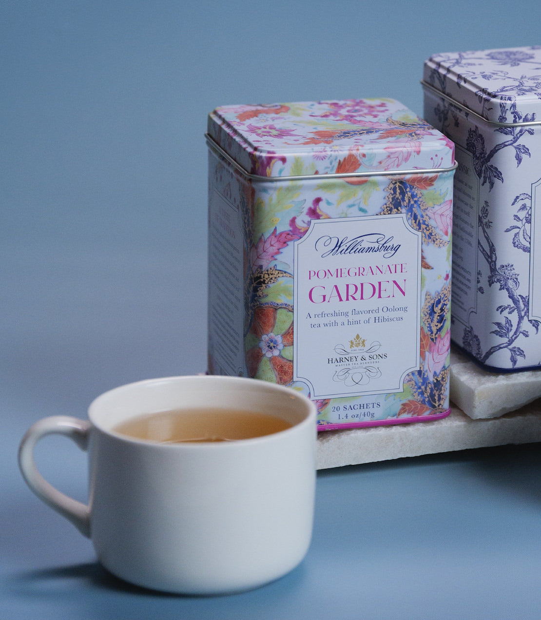 Williamsburg Pomegranate Garden Tea - 20 Sachets Tin