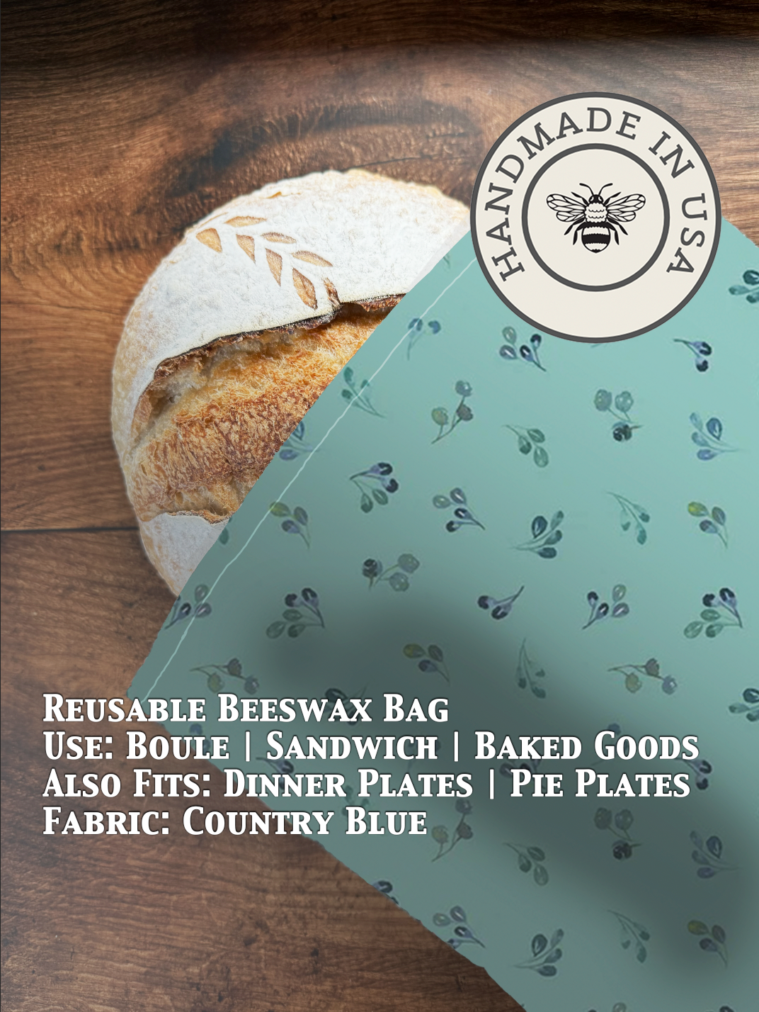 Bread Bag | Beeswaxed-Multiple Patterns