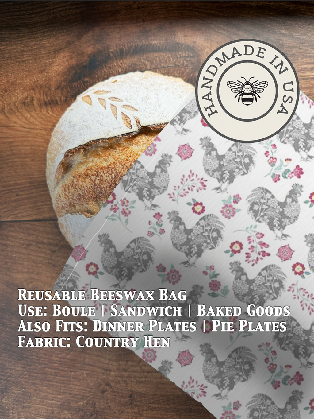 Bread Bag | Beeswaxed-Multiple Patterns