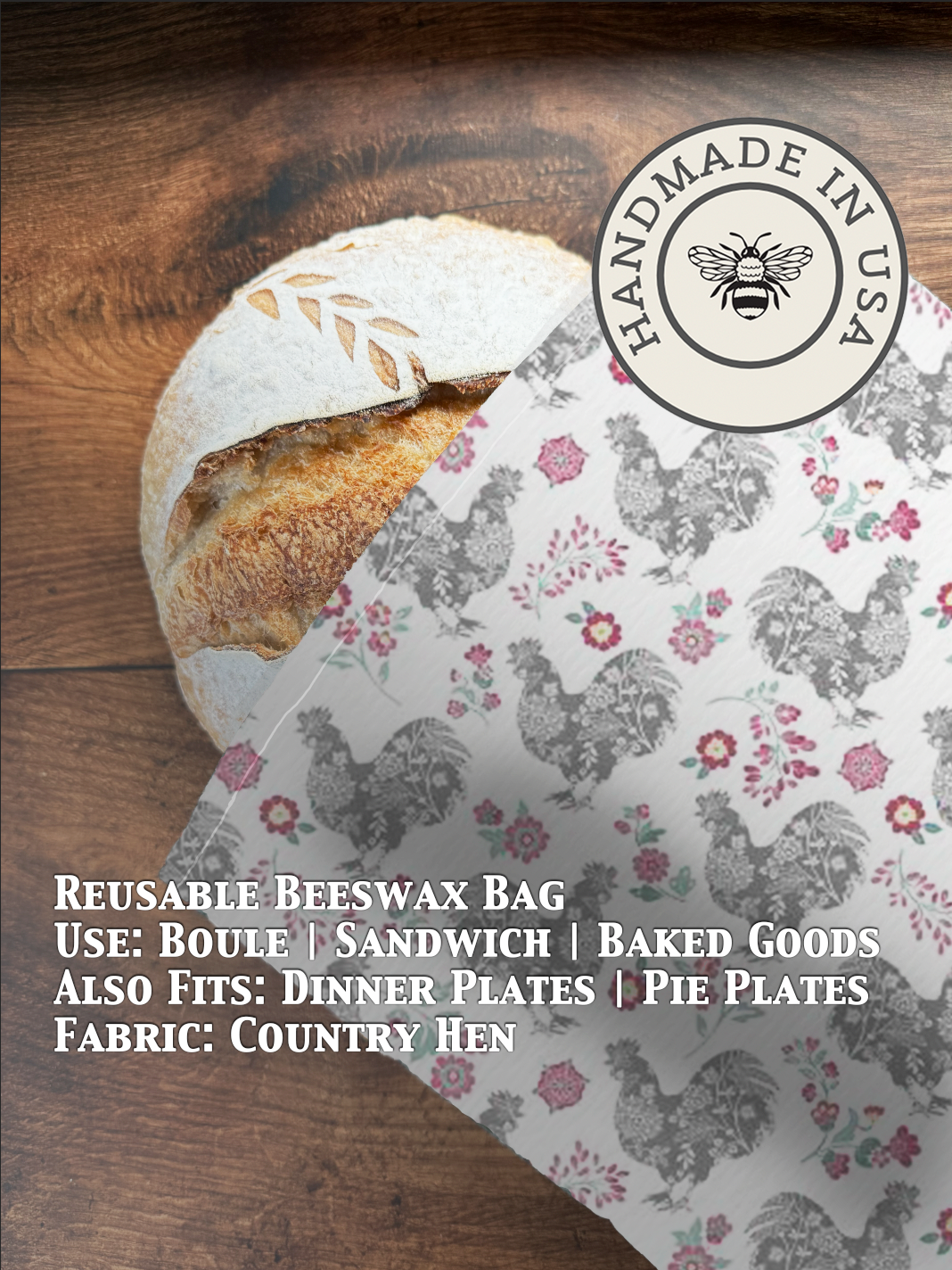 Bread Bag | Beeswaxed-Multiple Patterns