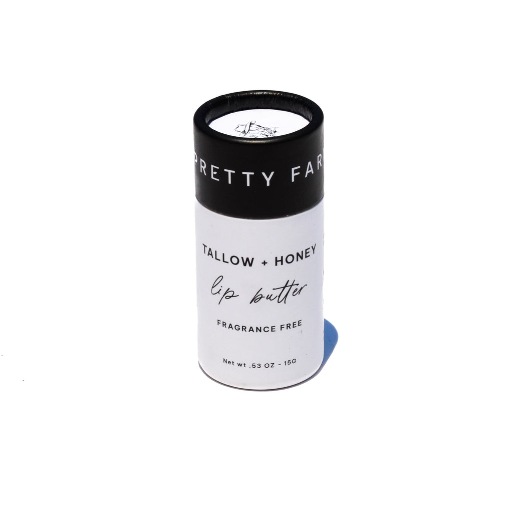 Fragrance-Free Tallow + Honey Lip Butter - Natural Healing Lip Balm