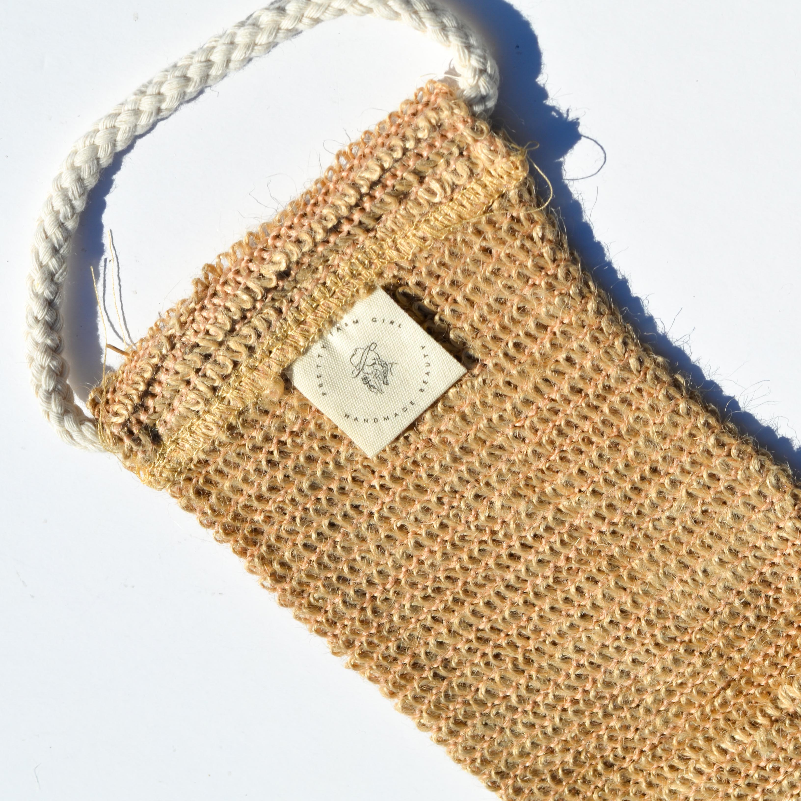 Sisal & Linen Back Exfoliating Strap - Natural Eco-Friendly Body Scrubber