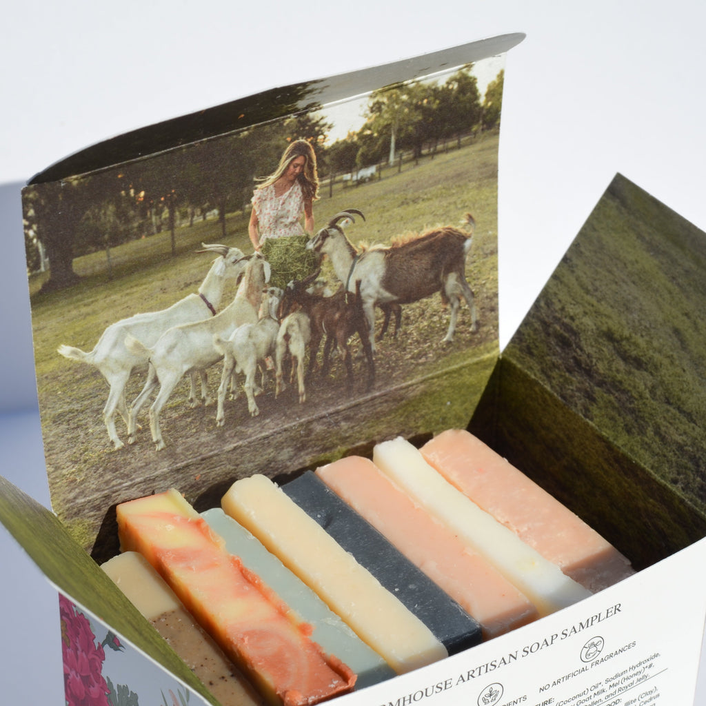 Artisan Goat Milk & Tallow Soap Sampler - 8 Bar Gift Set