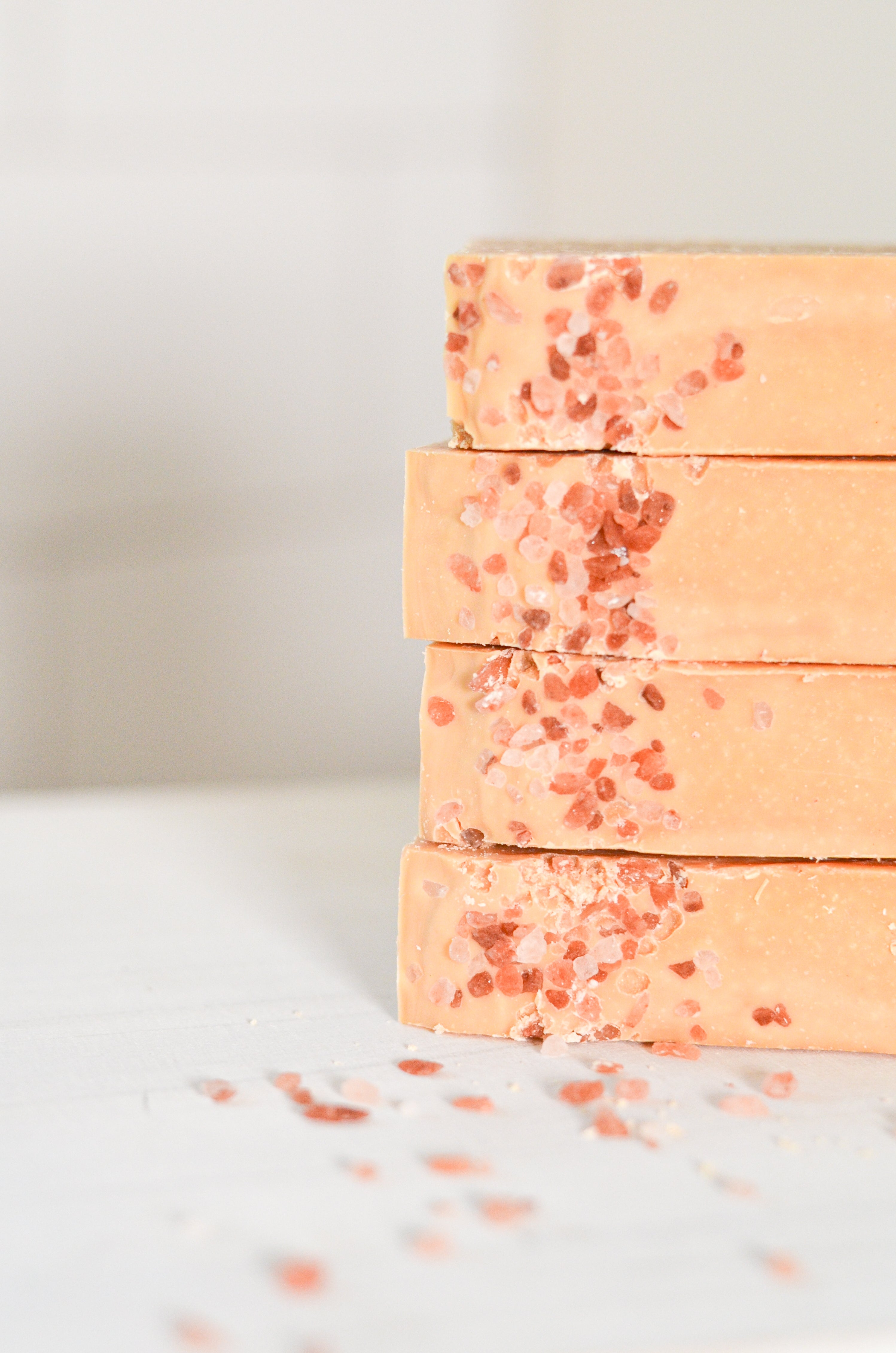 Pink Salt + Grapefruit Cleansing Bar - Exfoliating Tallow Soap