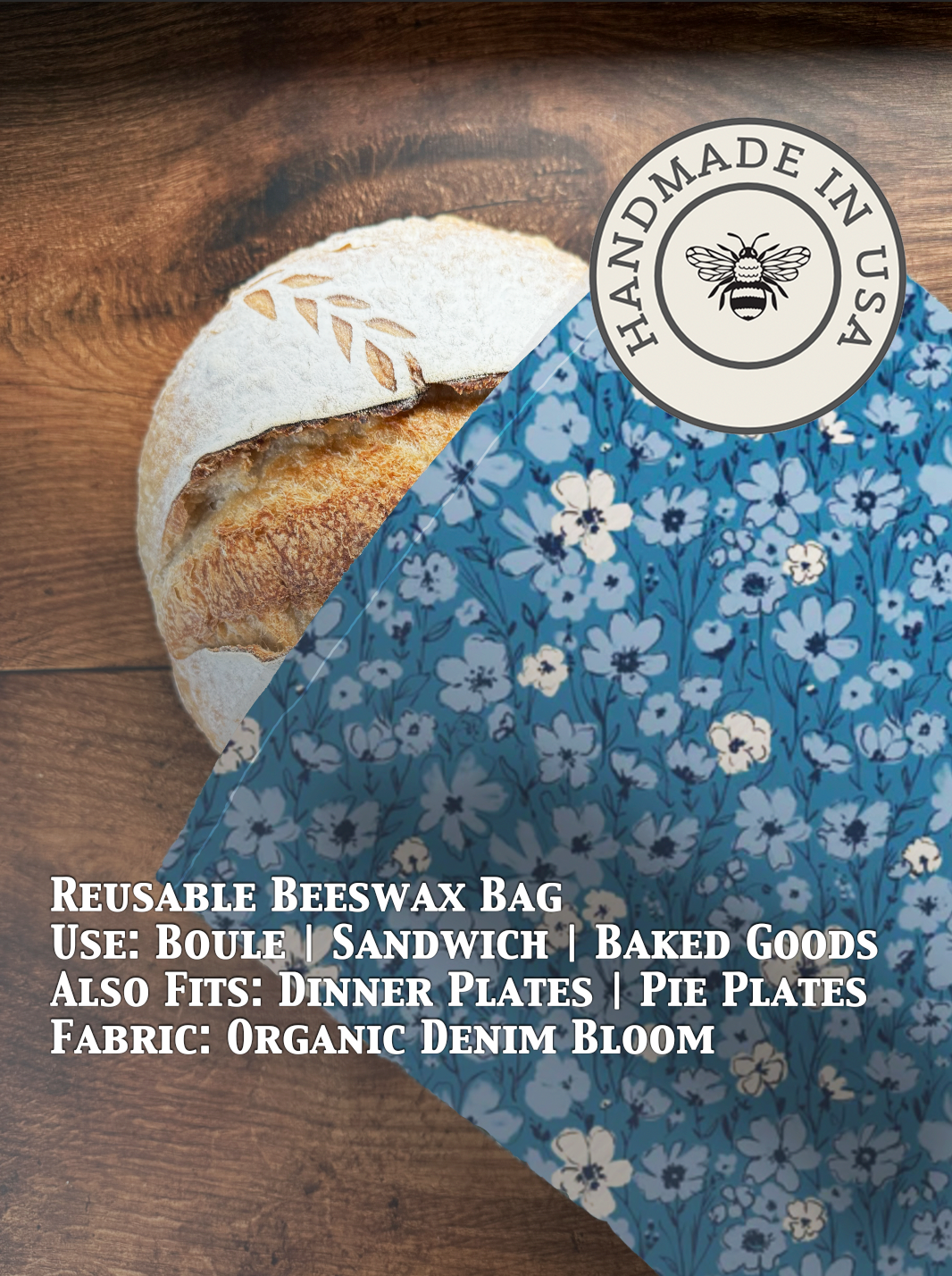 Bread Bag | Beeswaxed-Multiple Patterns