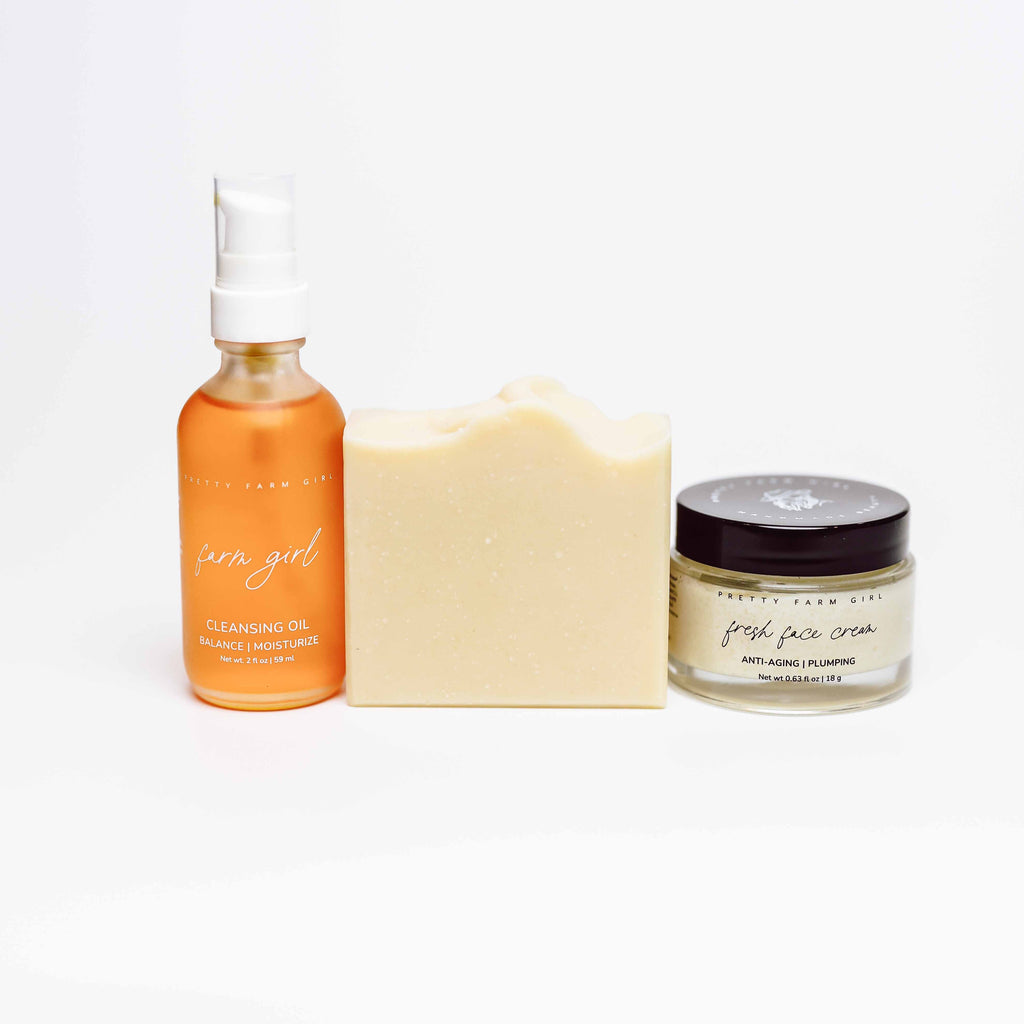 Double Cleansing Kit: Anti-Aging - Complete Natural Skincare Routine