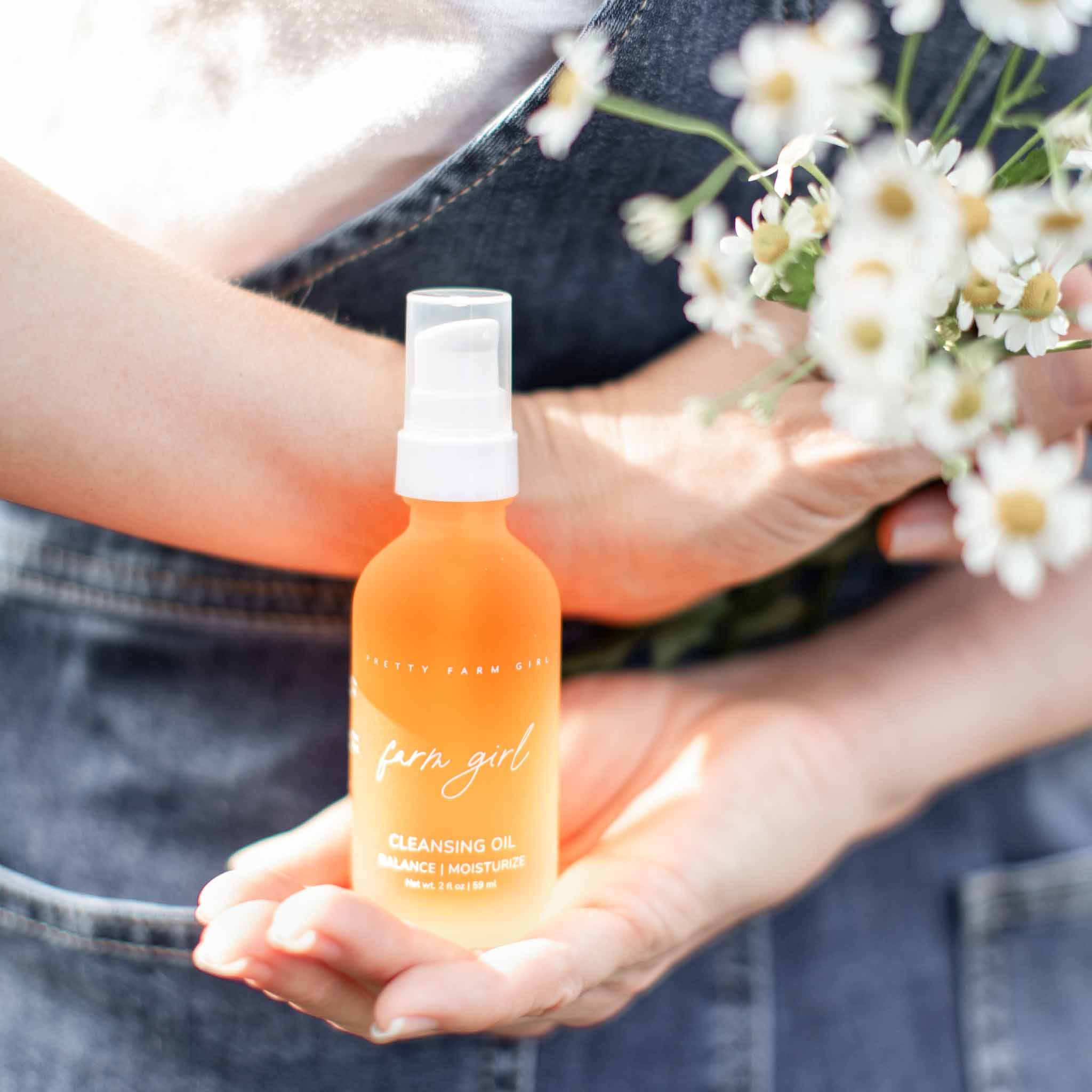Farm Girl Cleansing Oil - 2 oz Organic Jojoba & Sea Buckthorn