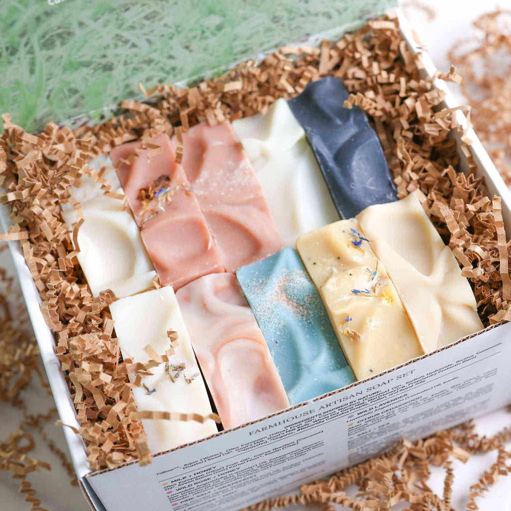 Farmhouse Artisan Soap Collection - 10 Bar Gift Set
