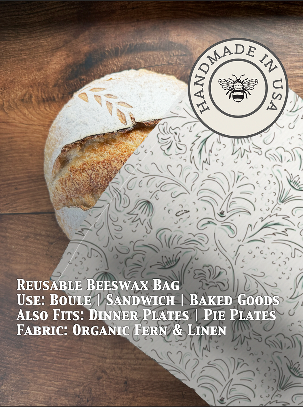 Bread Bag | Beeswaxed-Multiple Patterns
