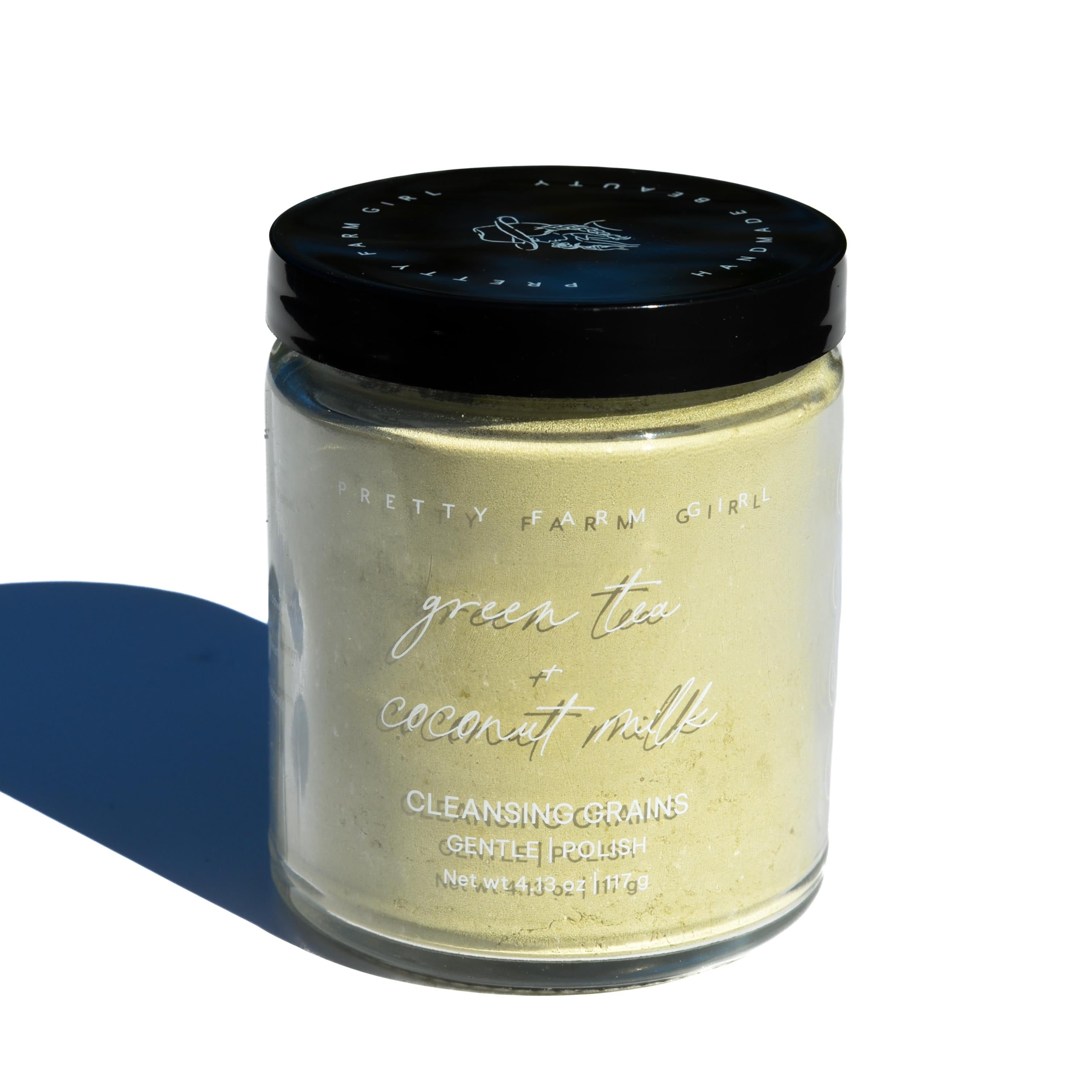 Green Tea + Coconut Milk Facial Cleansing Grains - 5.29 oz