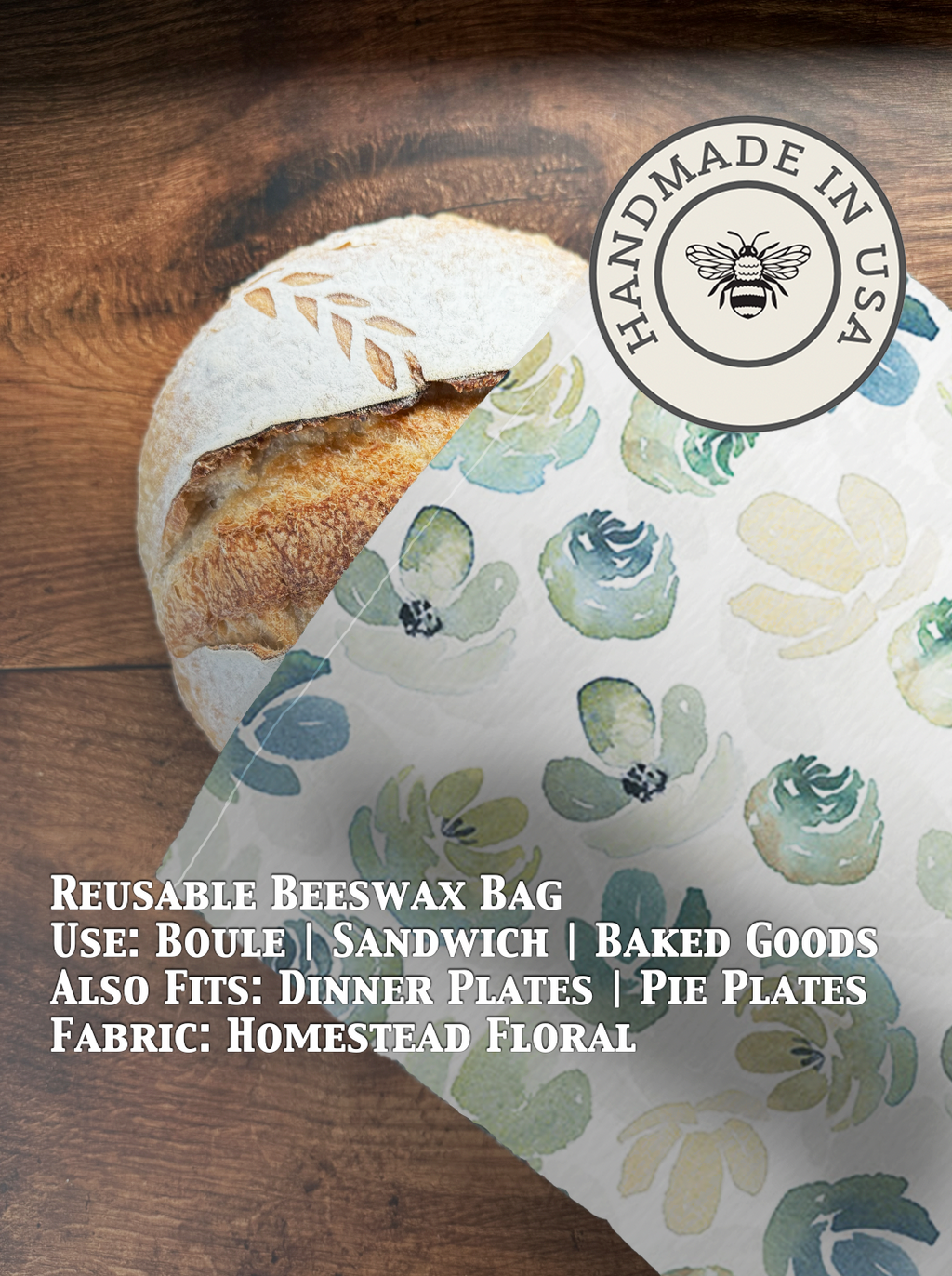 Bread Bag | Beeswaxed-Multiple Patterns