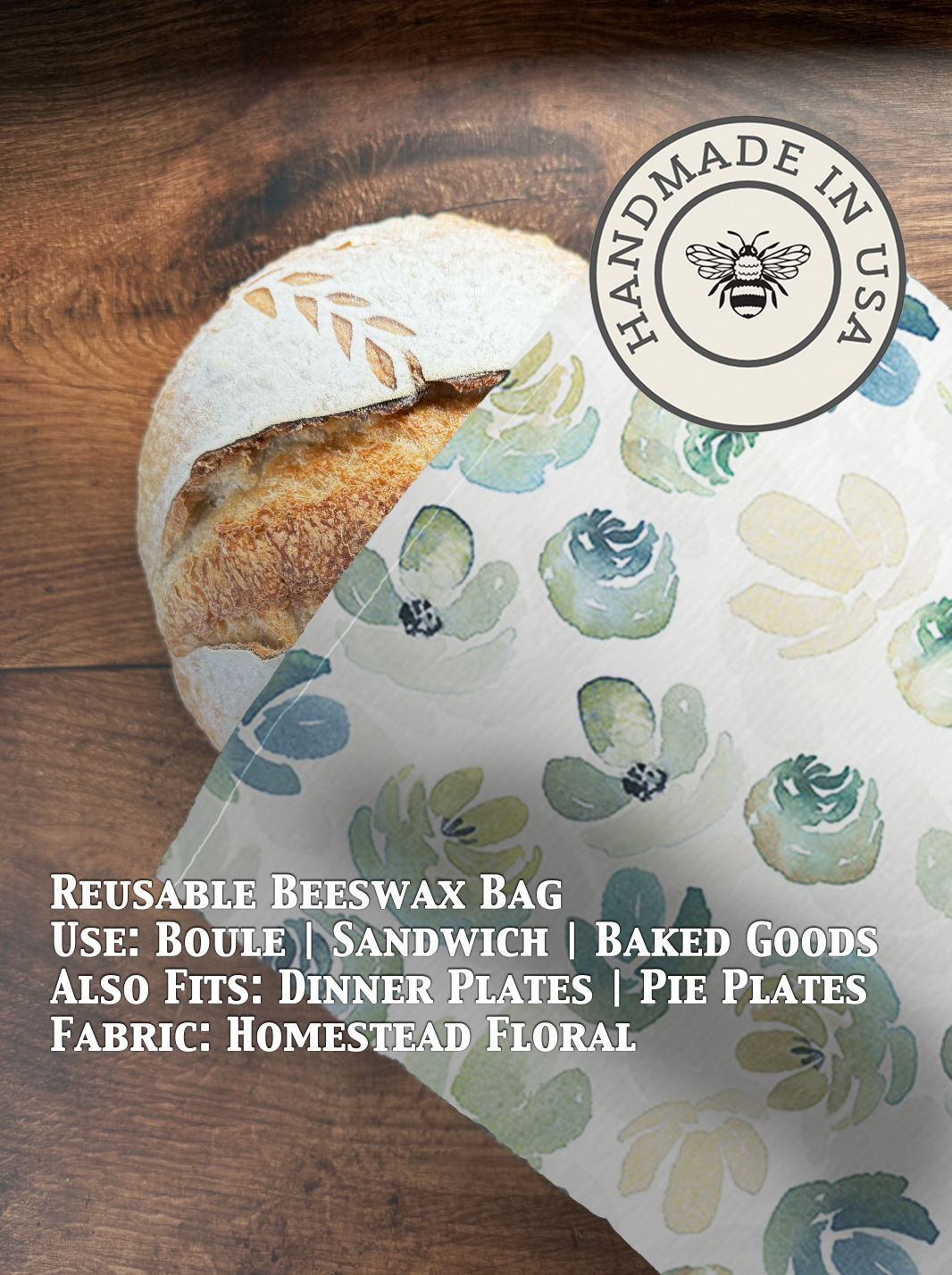 Bread Bag | Beeswaxed-Multiple Patterns