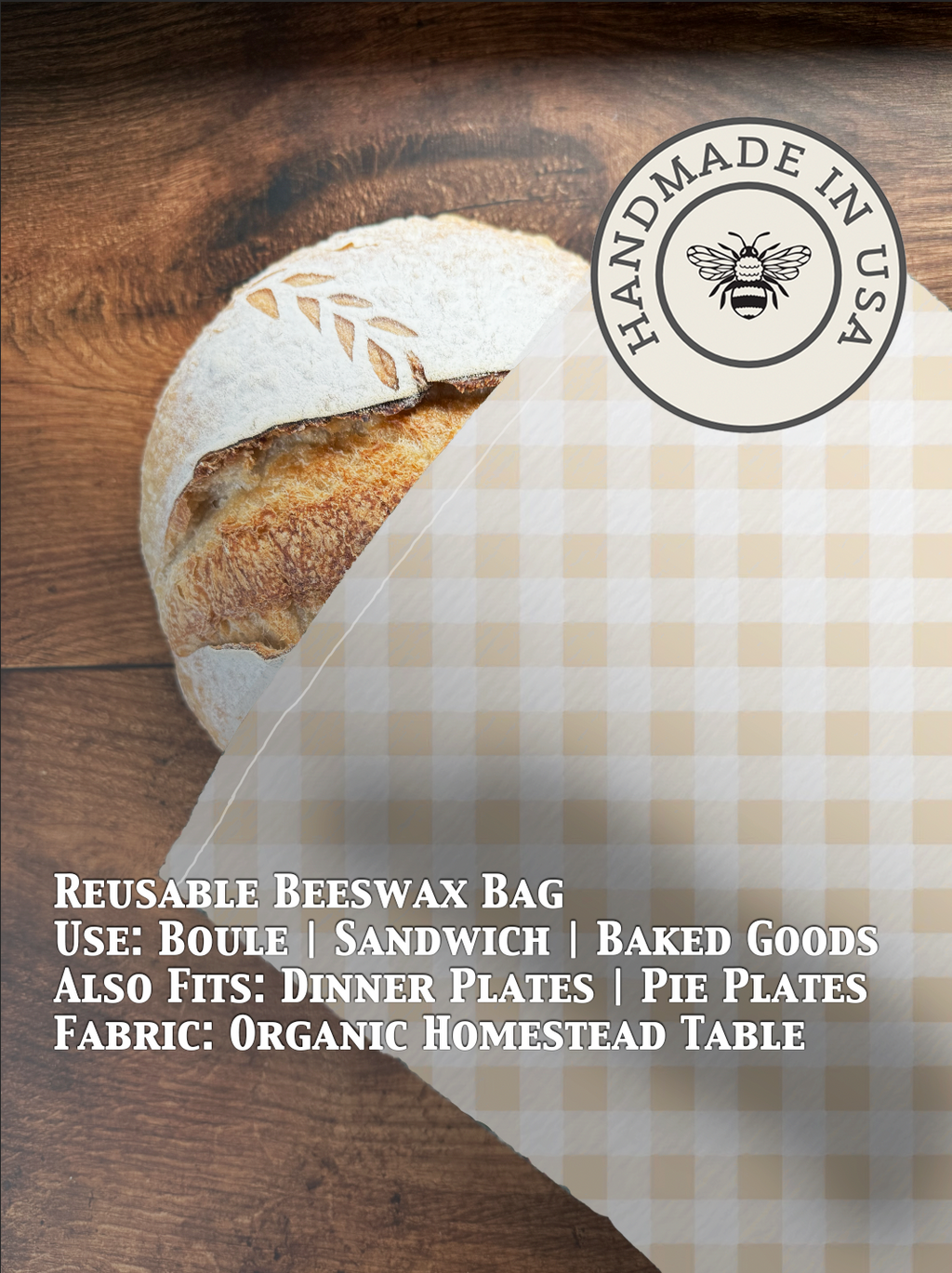 Bread Bag | Beeswaxed-Multiple Patterns