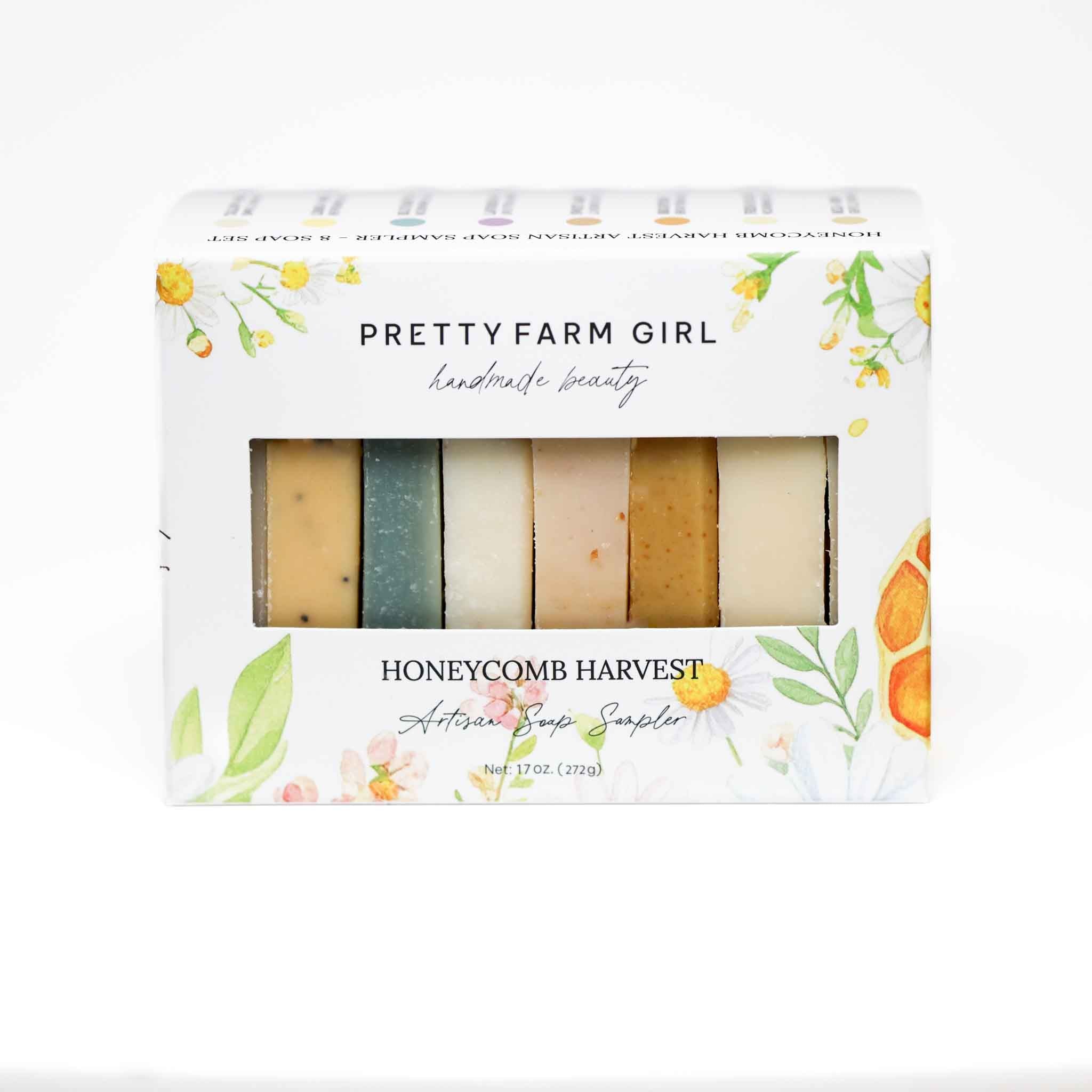 Honeycomb Harvest Goat Milk & Tallow Soap Sampler - 8 Handcrafted Bars