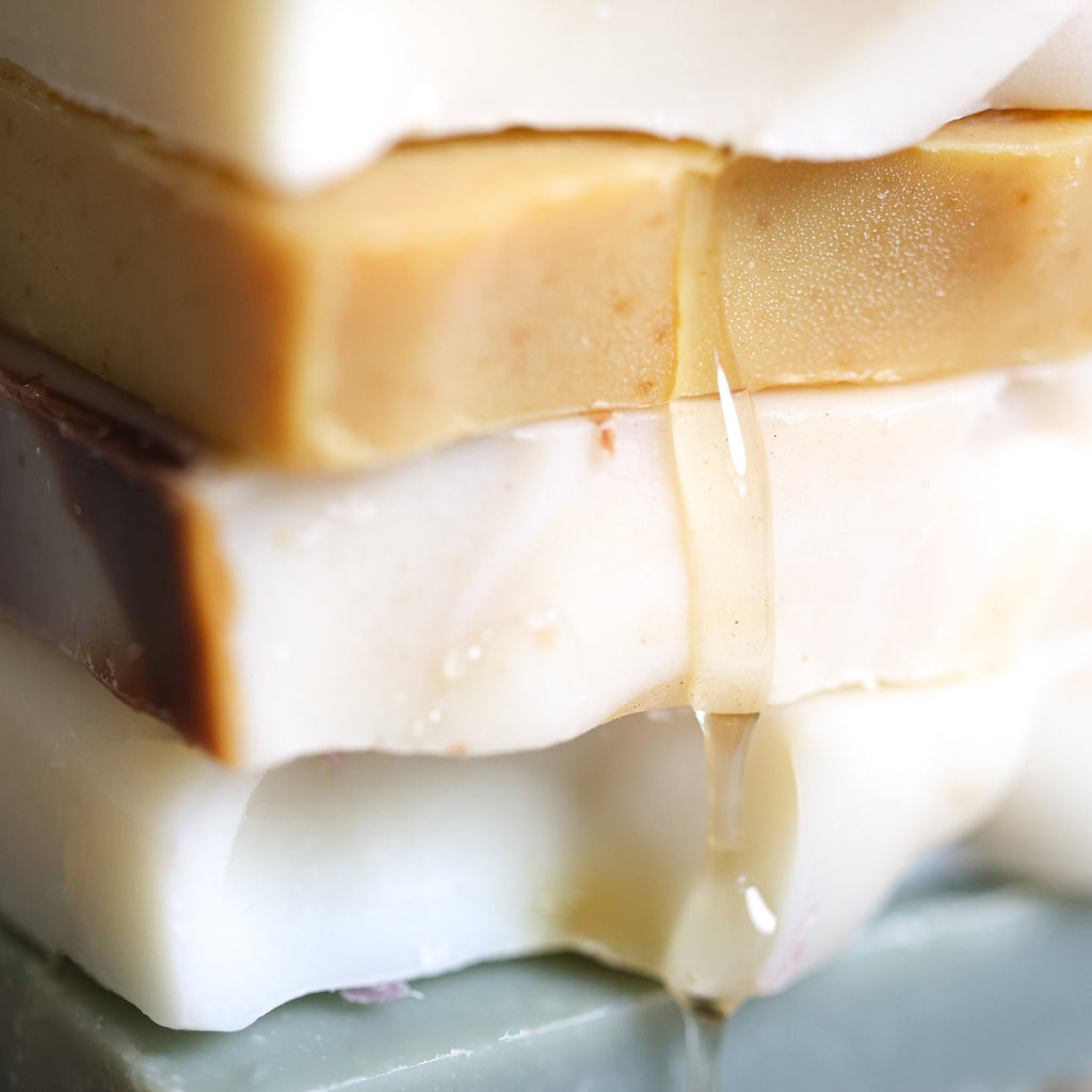 Honeycomb Harvest Goat Milk & Tallow Soap Sampler - 8 Handcrafted Bars