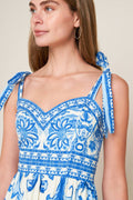 THE GARDEN'S SECRET WOVEN MIDI DRESS