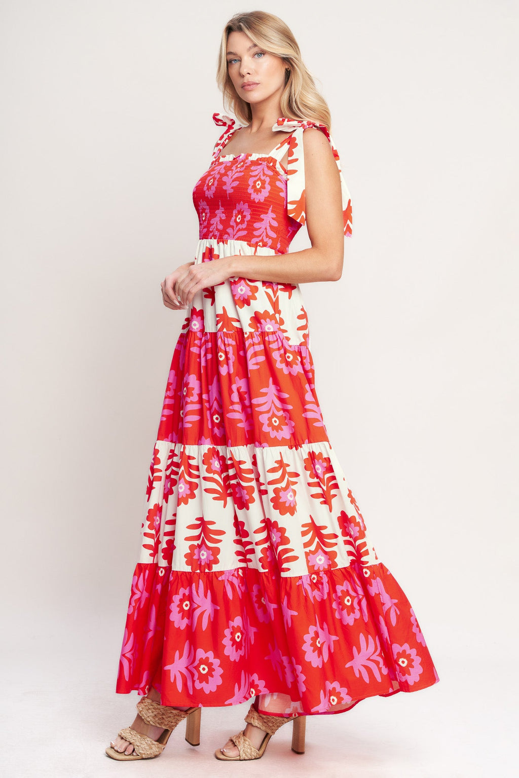 GLAMOUR IN MOTION WOVEN MAXI DRESS