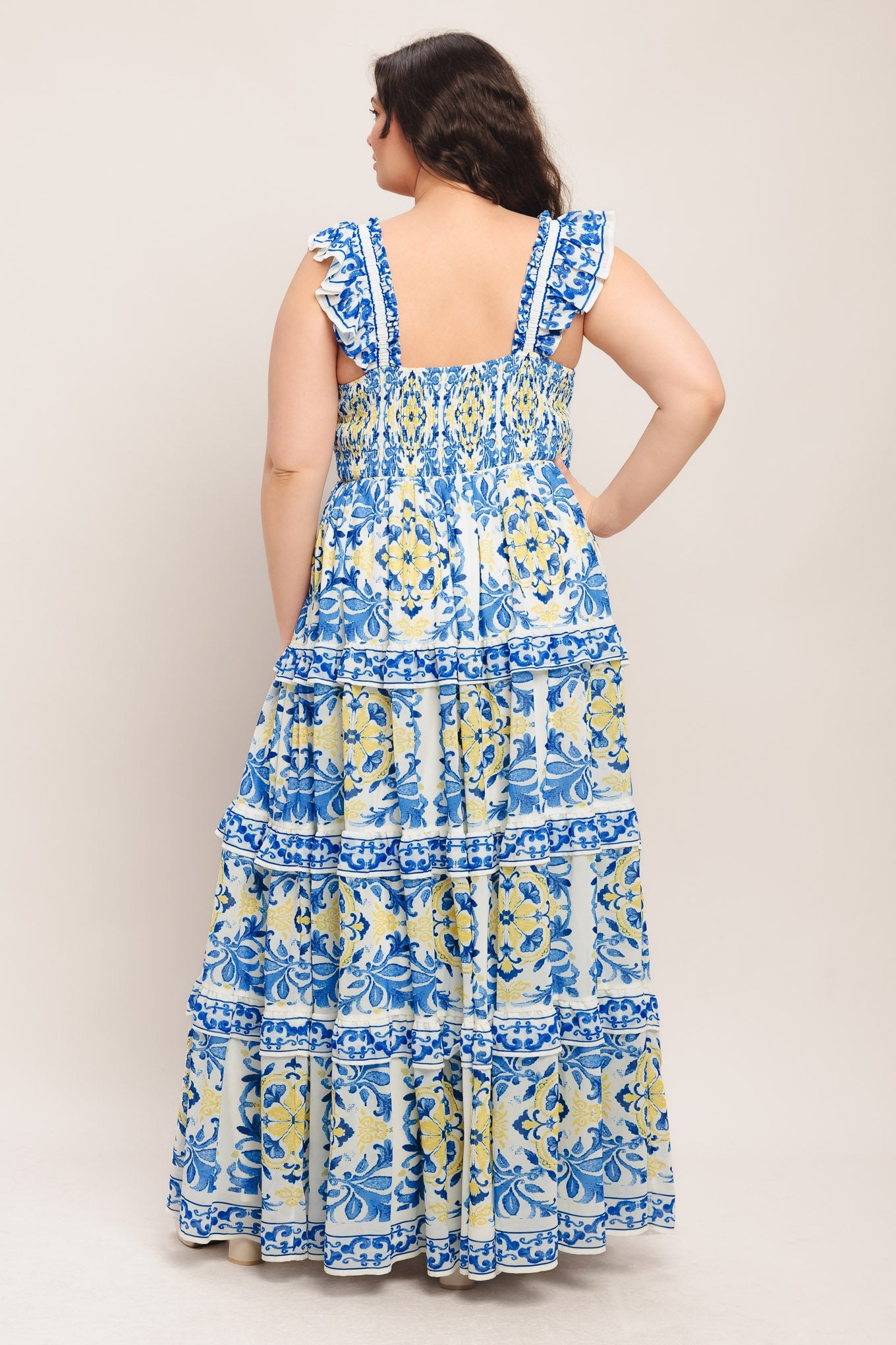 SALTY AIR SWEETHEART WOVEN MAXI DRESS