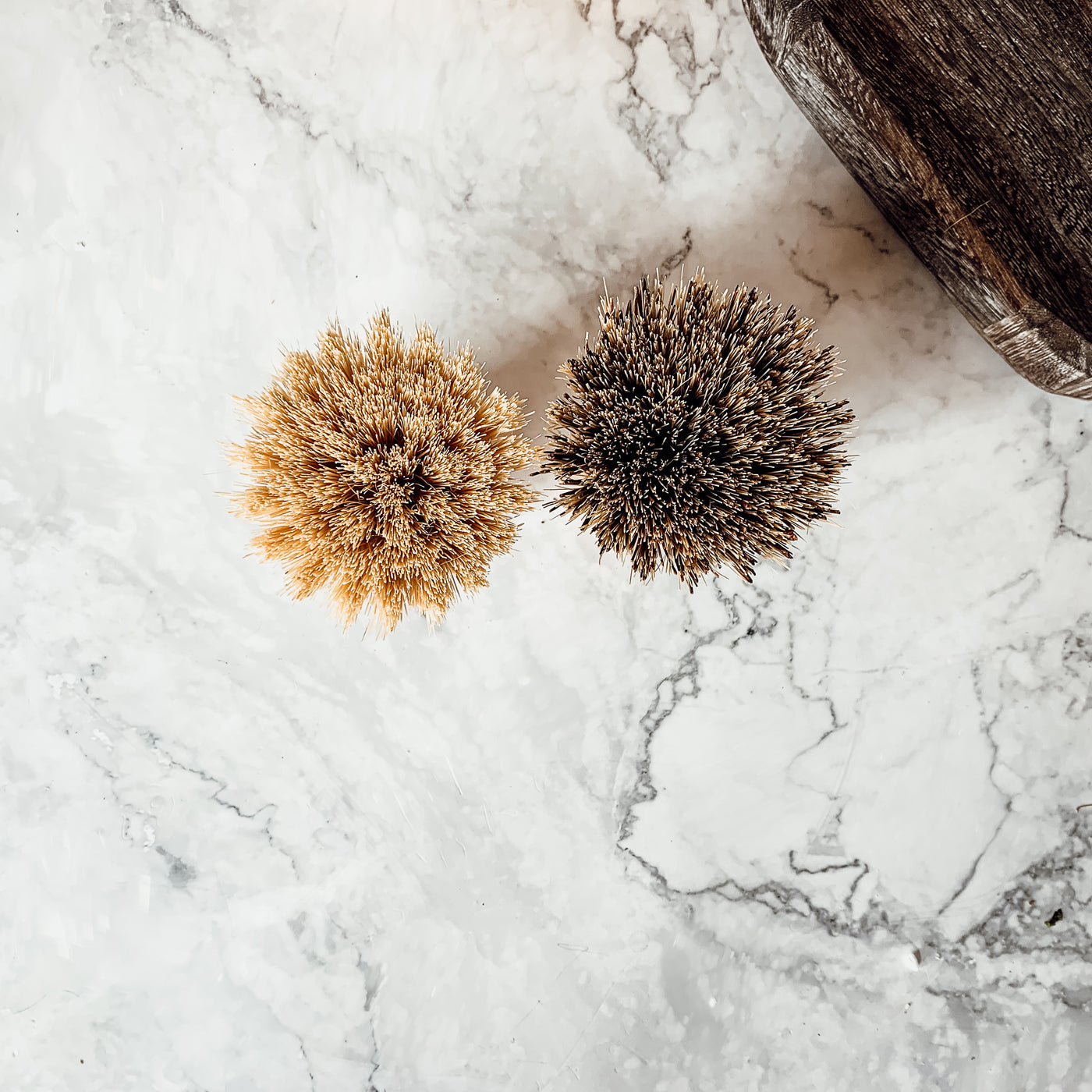 Natural Sisal Cleaning Brush - Beech Wood Kitchen Scrubber