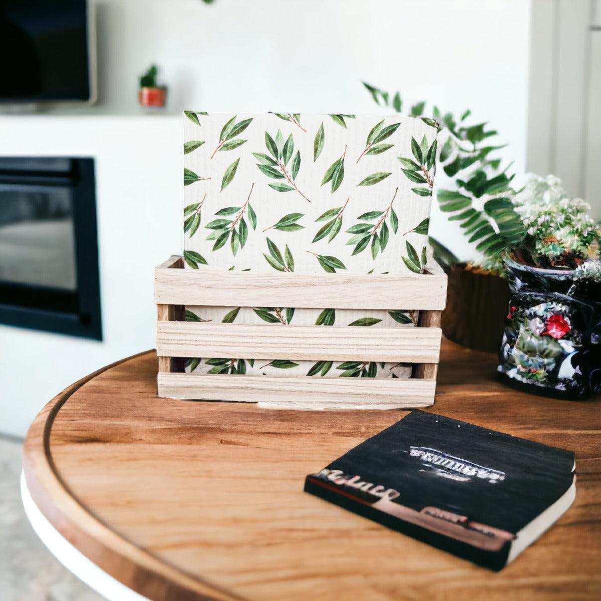 Herb Garden Biodegradable Kitchen Cloth - Eco-Friendly Sponge Alternative