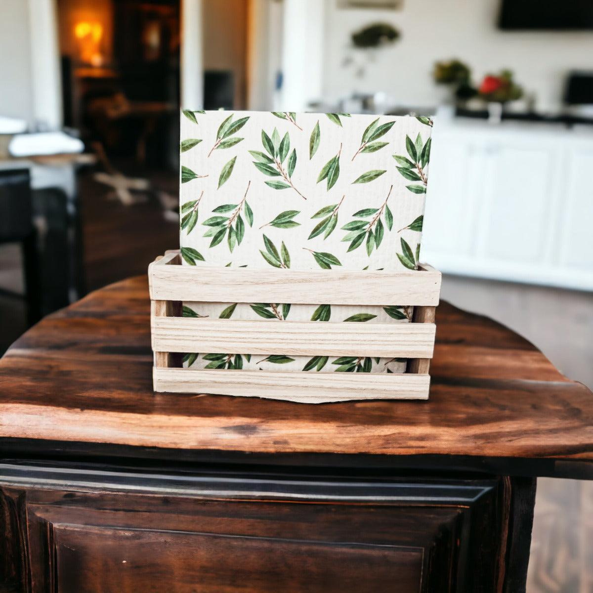 Herb Garden Biodegradable Kitchen Cloth - Eco-Friendly Sponge Alternative
