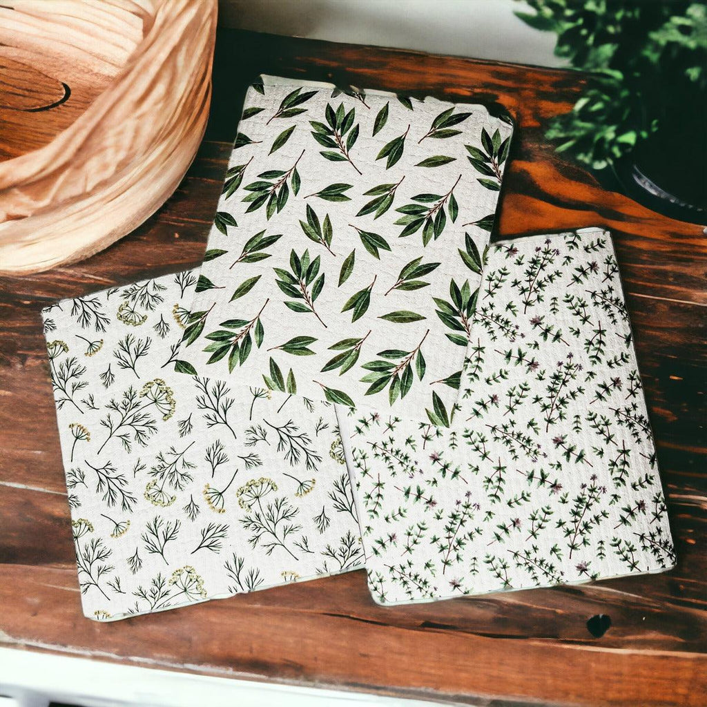 Herb Garden Biodegradable Kitchen Cloth - Eco-Friendly Sponge Alternative