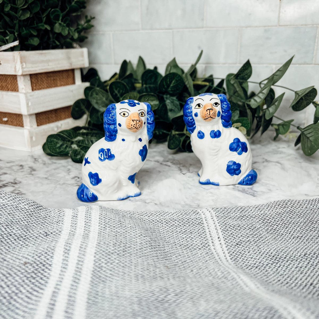 Staffordshire Dog Salt & Pepper Shakers Set