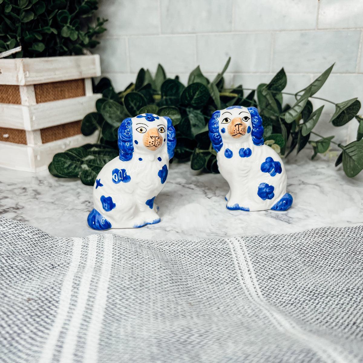 Staffordshire Dog Salt & Pepper Shakers Set
