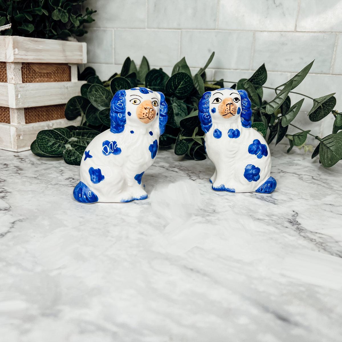 Staffordshire Dog Salt & Pepper Shakers Set